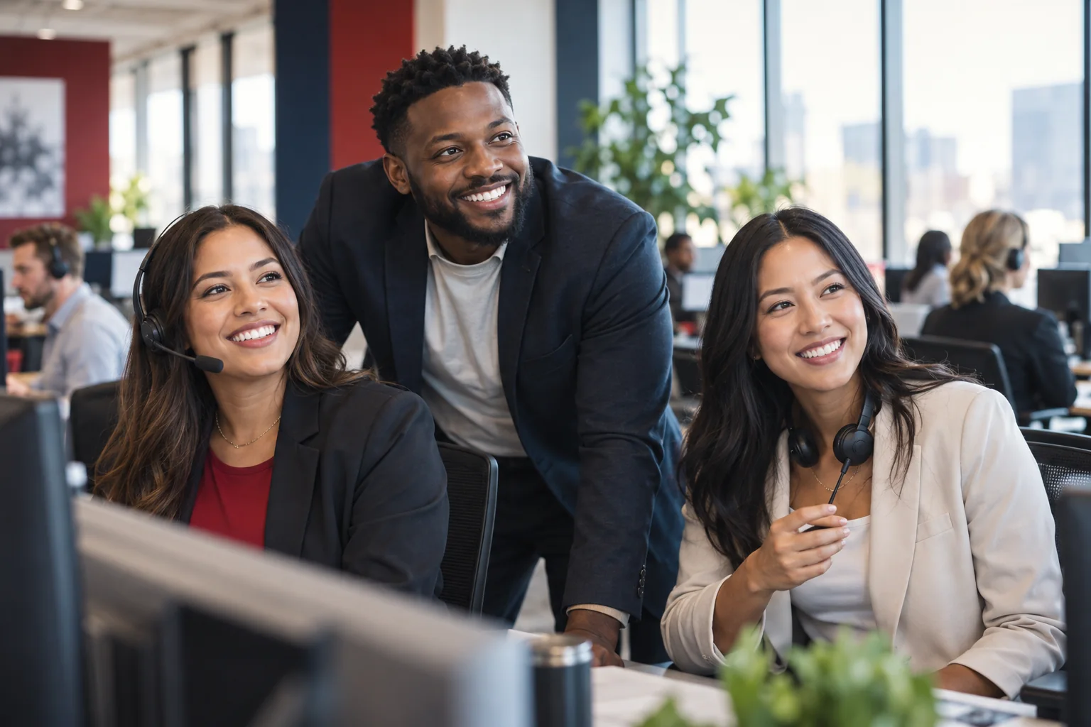 Agents collaborating with their team